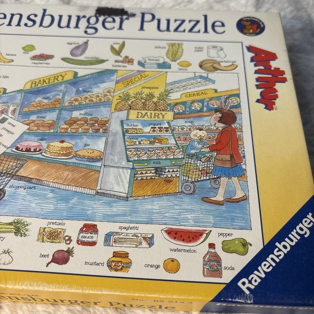 Raven Berger 35 piece puzzle Arthur at the supermarket